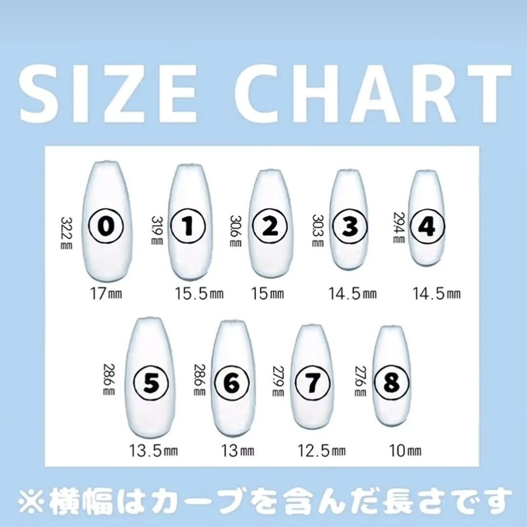 サイズ心配不要！￥3500ネイルチップ作ります サイズ色々18枚セットパーツアートすべて込み一律￥3500 イメージ4