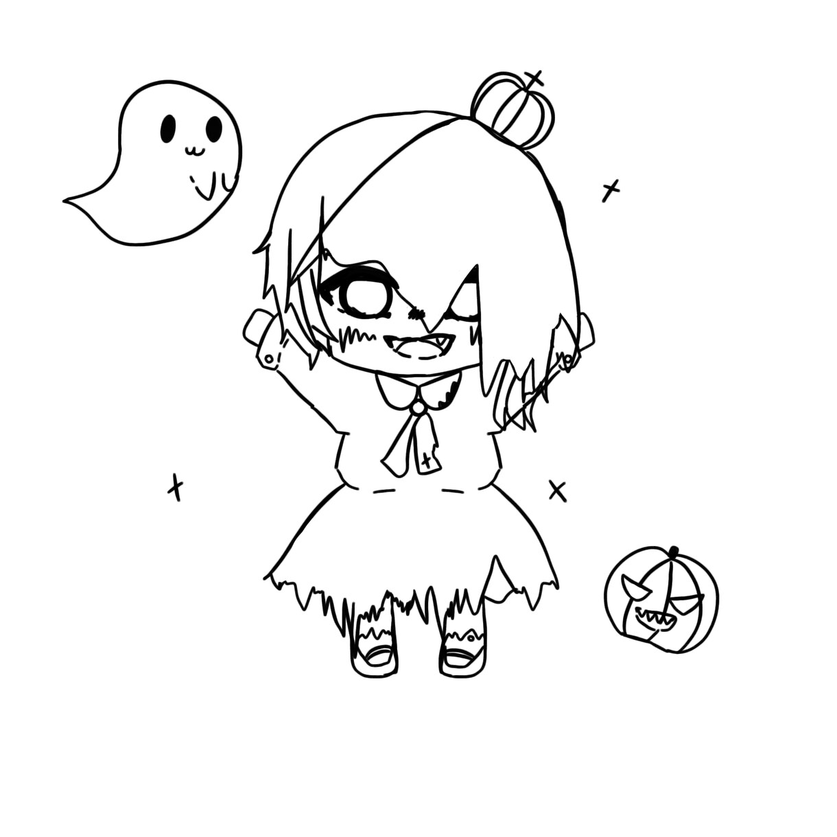 ミニキャラのイラストかきます かわいいのどうですか？お気に入りになりたいな。 イメージ1
