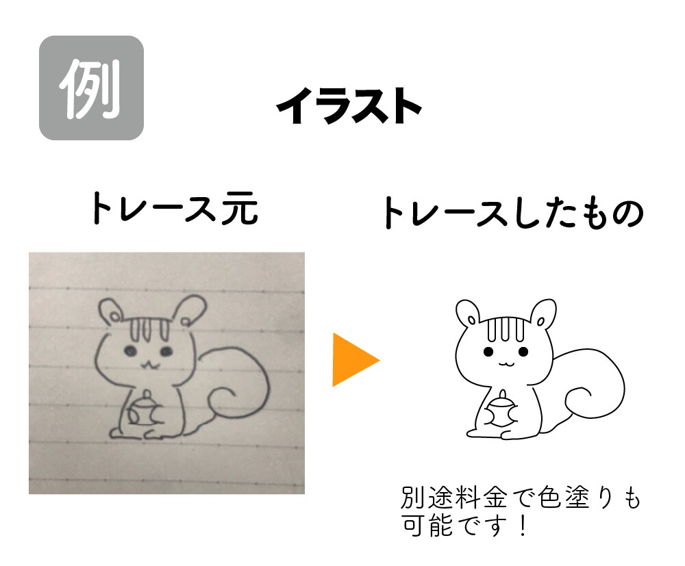 翌日納品可！理想通りにトレースします Aiデータで納品♪PCが苦手な方のお手伝いをいたします！ イメージ8