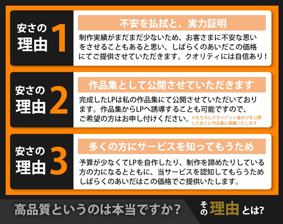 Wix ランディングページ LP作成します 自分で素早く更新できる！テストマーケティングに最適です。 イメージ10