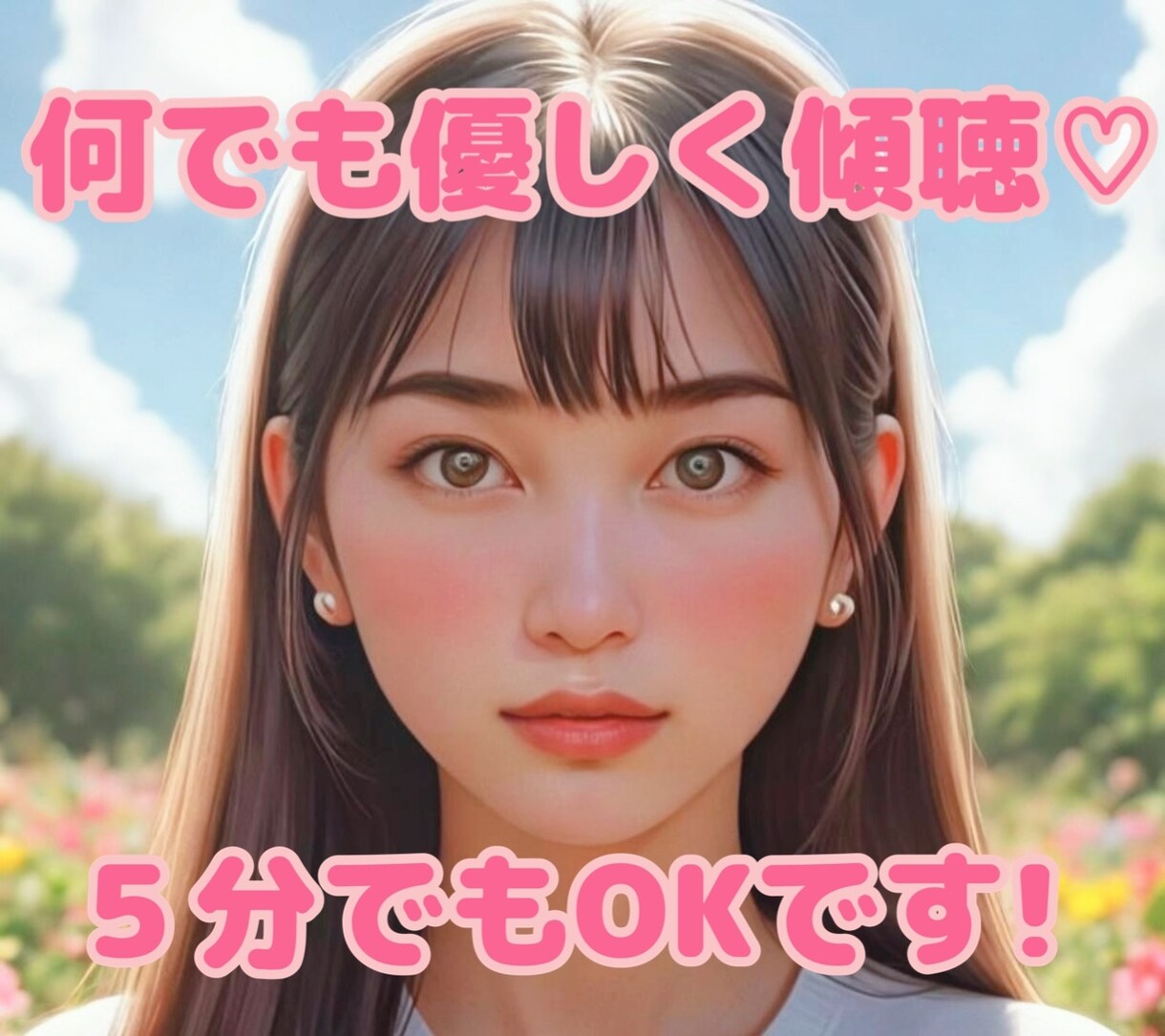 あなたの心に寄り添いじっくりお話を聞きます 誰にも言えない想いを吐き出し自分らしさを取り戻す時間へ イメージ1