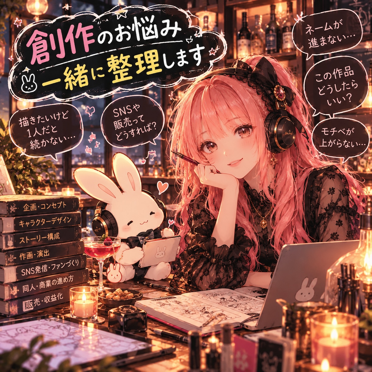 創作のお悩み、一緒に整理します DLsite年間売上ランキング1位商業漫画家が聴きます イメージ1