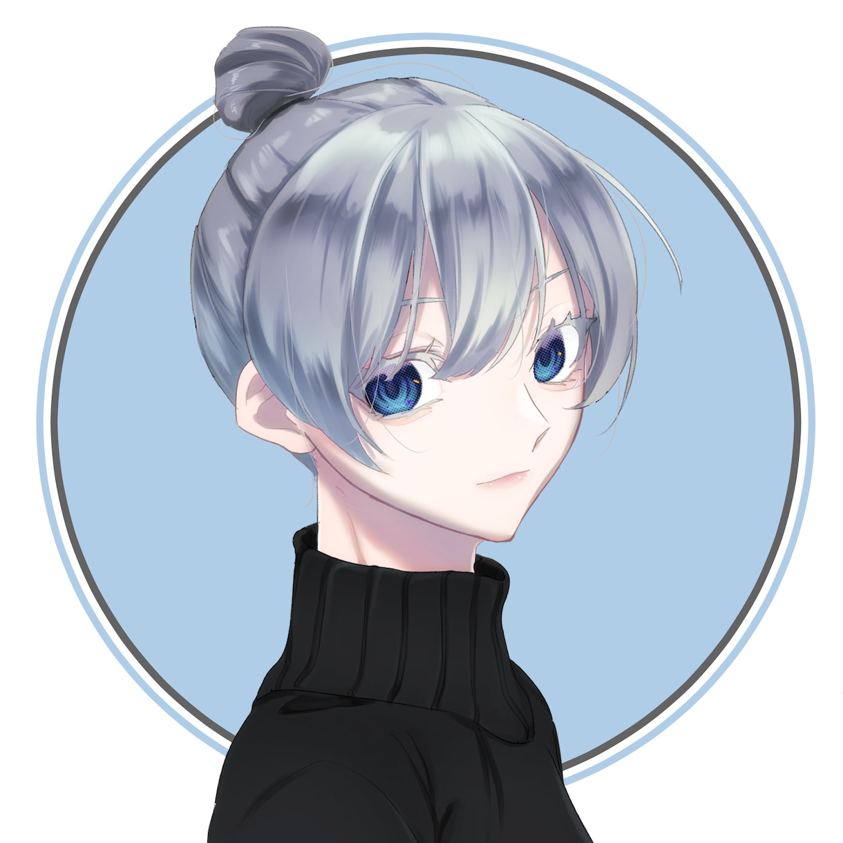 アニメ塗りであなたの理想の女の子を描きます 描いたイラストはアイコン、ヘッダーに使用可能！ イメージ2