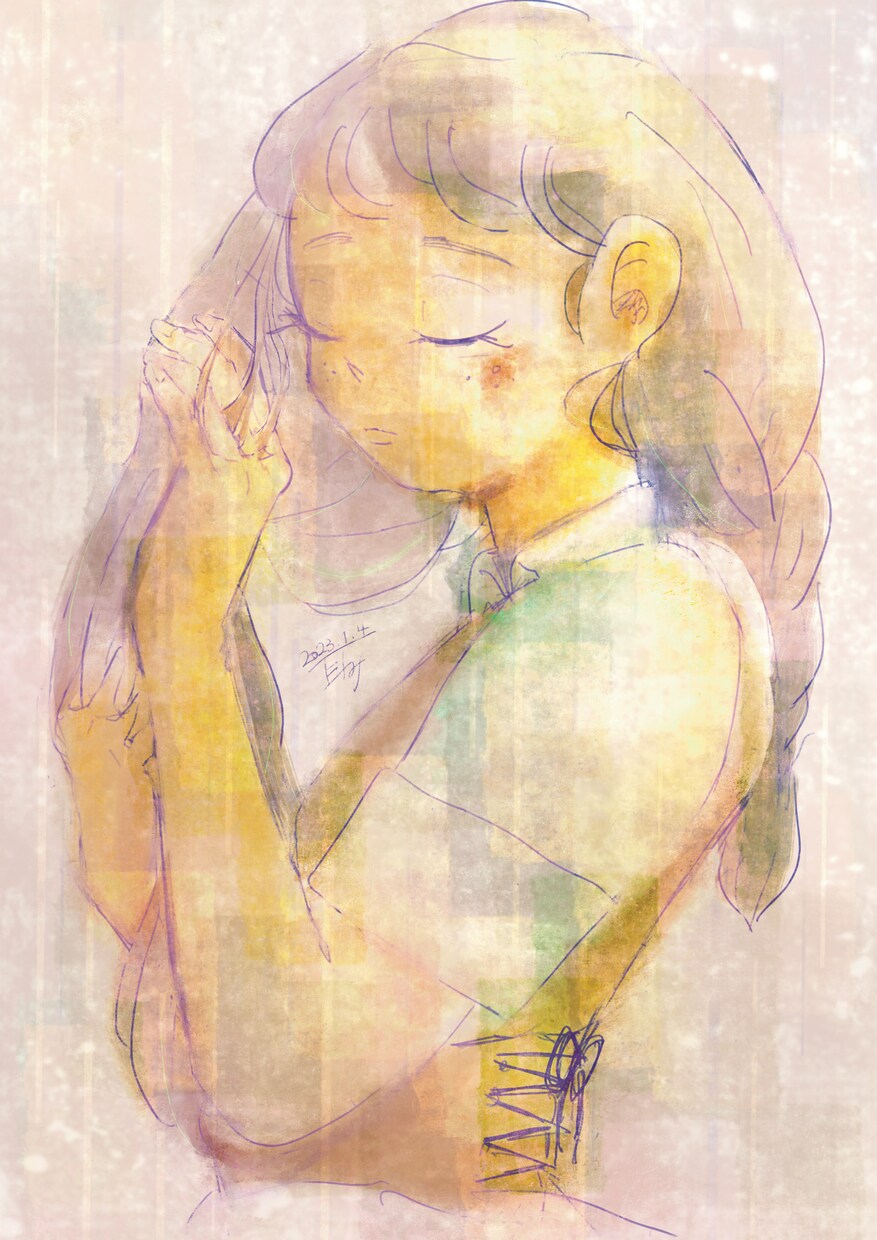 やさしい雰囲気のイラストを描きます 淡さと物語のある、やわらかな一枚に イメージ8