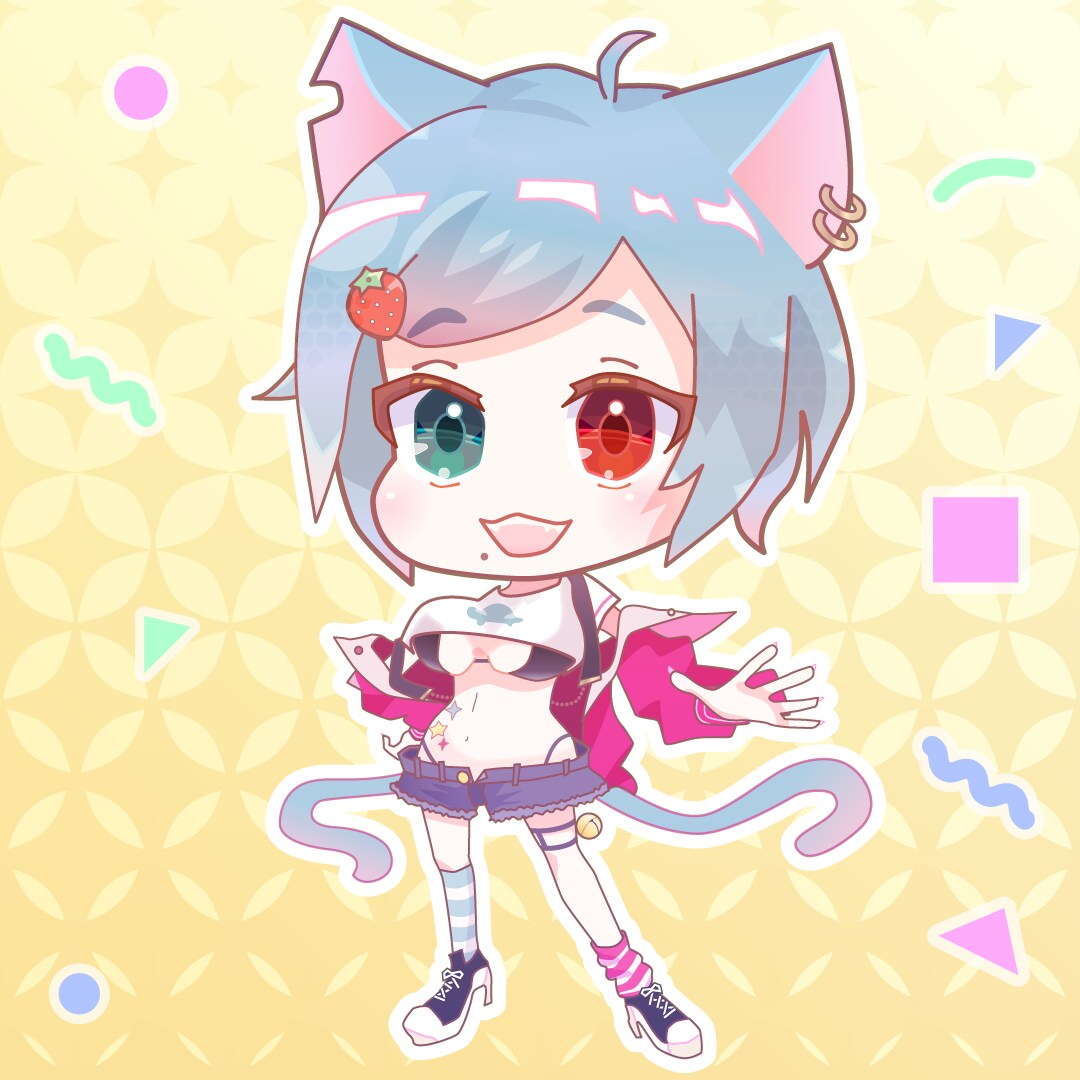 商用可！かわいい♪ミニキャライラストお描きします 商用可♪動画配信やグッズ制作などに！ イメージ5