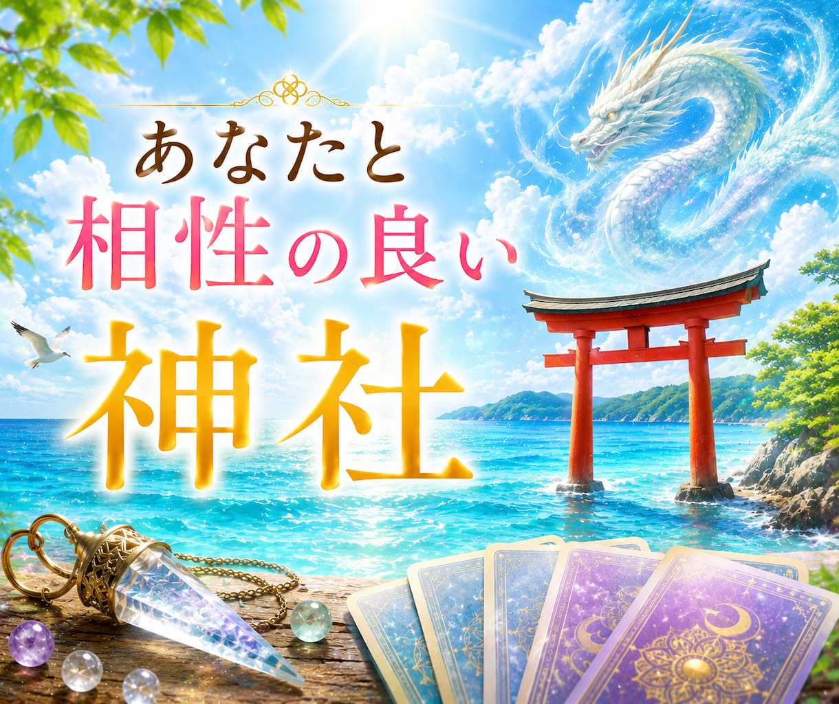 あなたと相性の良い神社を鑑定します 魂が惹かれる神社とのご縁を読み解きます。 イメージ1