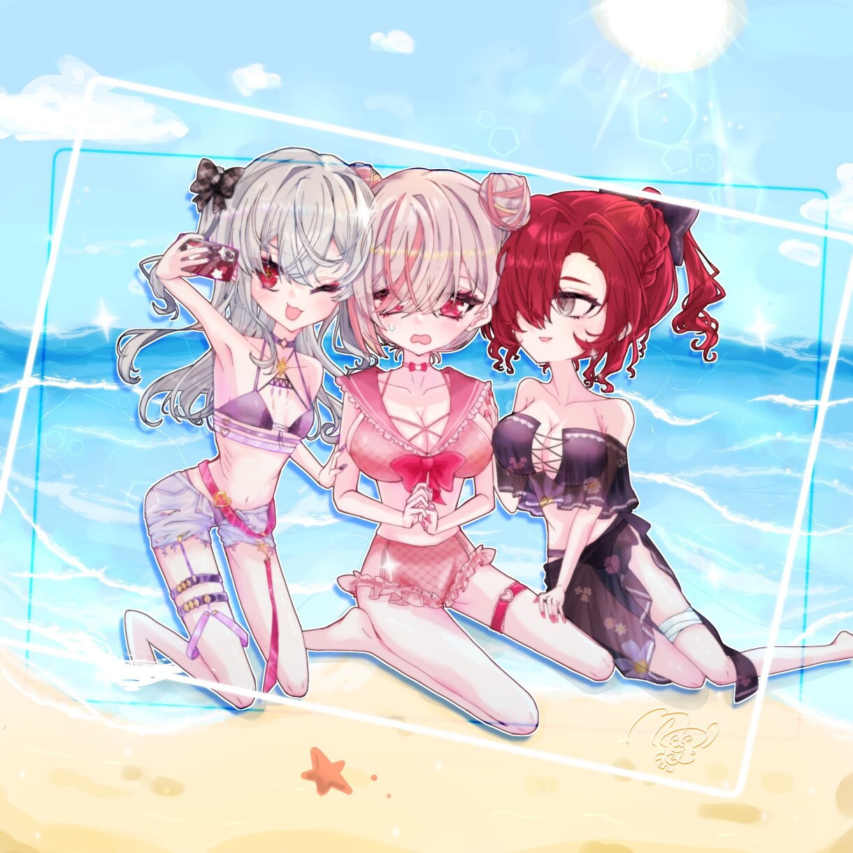 ご希望に沿ったイラストを描きます SNSや動画に！ミニキャラや可愛いイラスト描きます！ イメージ6