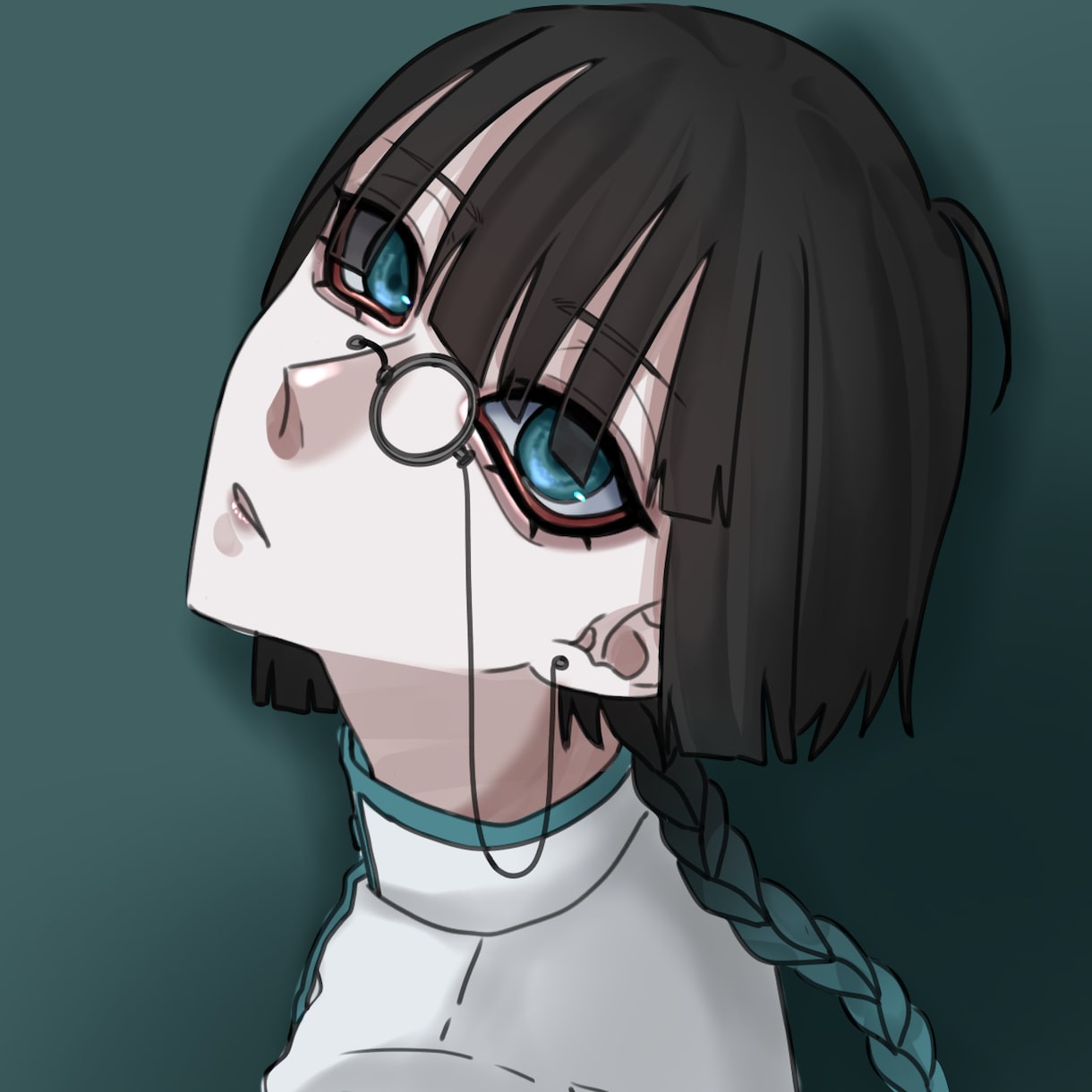 中性、無機質、ダークなイラスト制作いたします 独特な世界観、理想、御要望をお作りいたします。 イメージ3