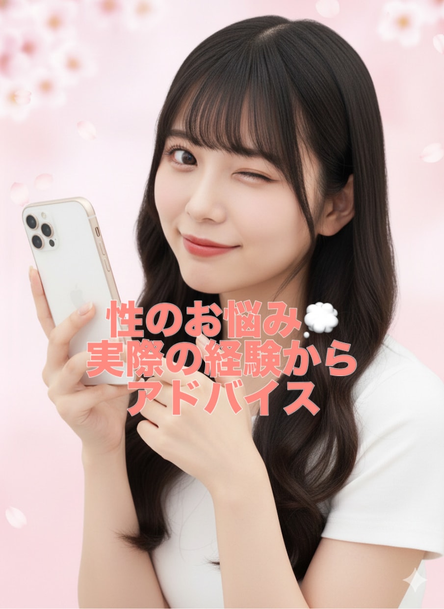 内緒の性のお悩み相談します 実際の経験をもとに性のお悩みや相談に寄り添います イメージ1