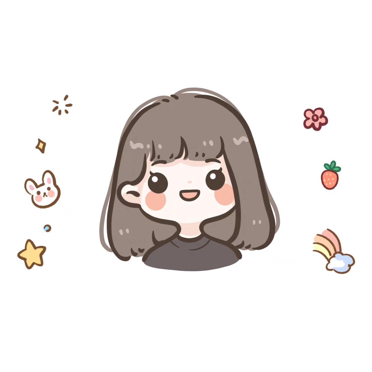 一人1,500円☆似顔絵お描きします ゆるかわ似顔絵！柔らかい雰囲気に◎アイコン、ブログに！ イメージ2