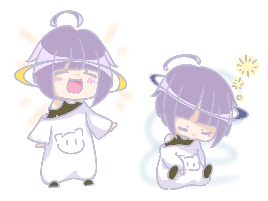 ふんわりした雰囲気イラスト描きます ゆるっとした人や動物のイラスト依頼お待ちしております イメージ4