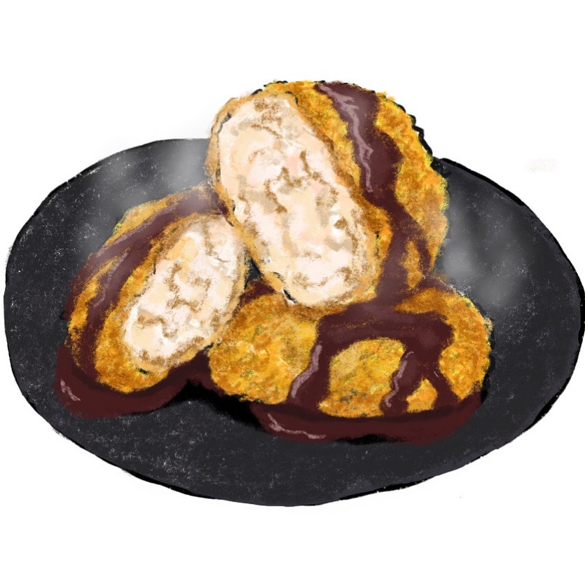 温かみのあるリアルな食べ物イラスト描きます 雑誌、メニュー、POPの挿絵にピッタリ！商用OKです◎ イメージ9