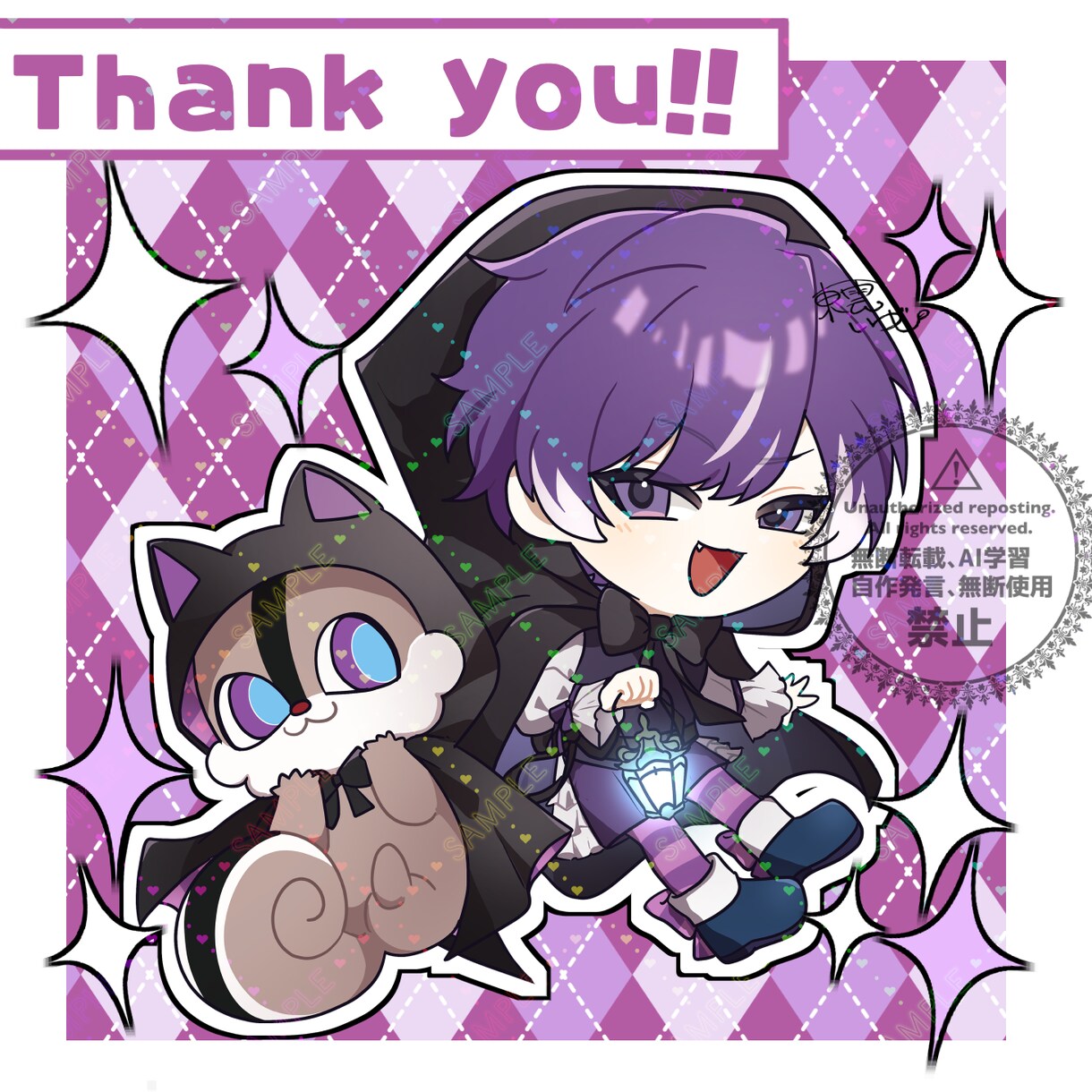 選べるプラン!あなただけのミニキャラ描きます サンプル使用可で500円引き！まずはご相談ください♪ イメージ6