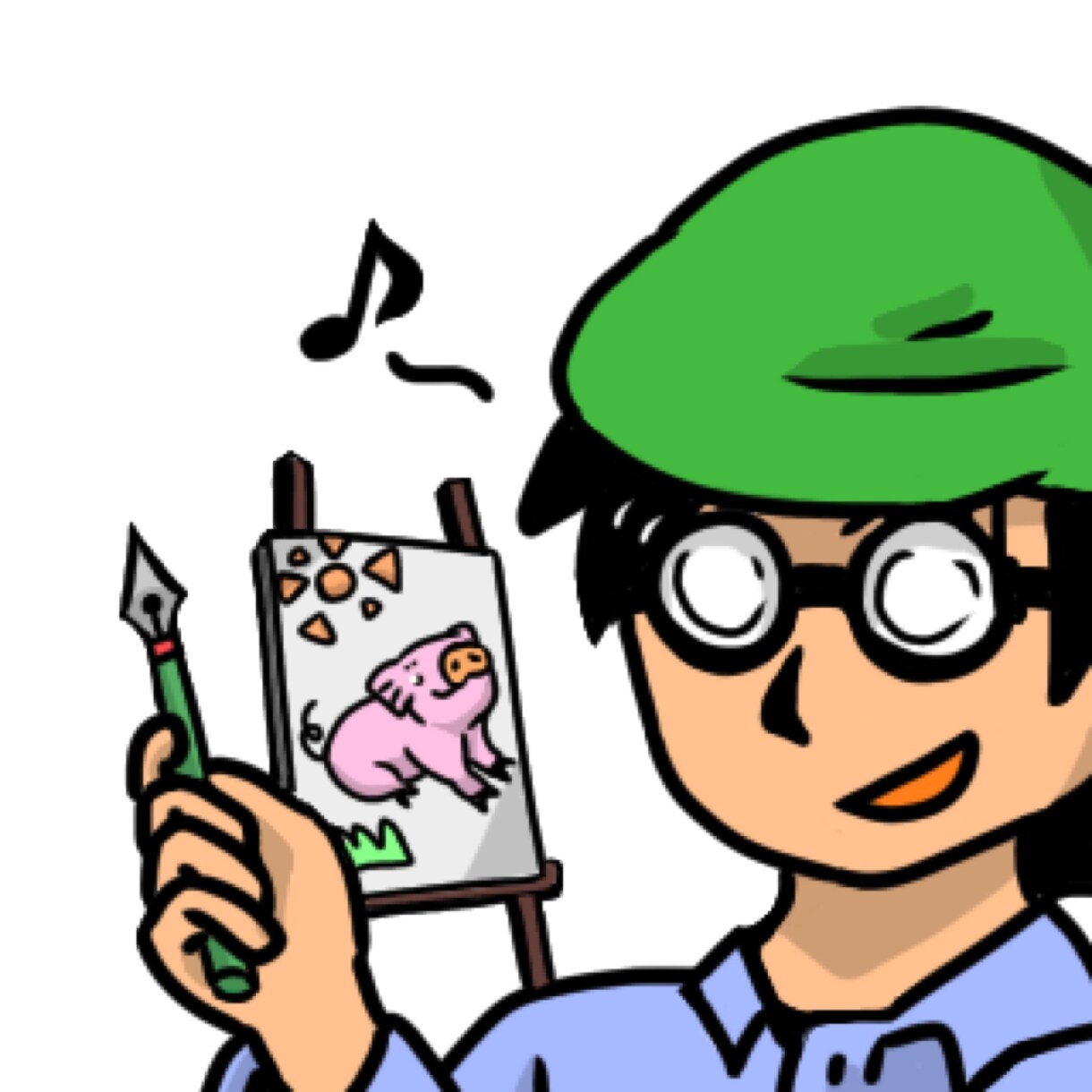 ポップなイラストをパソコンで制作します 自分だけのオリジナルキャラクターをあなたに♬ イメージ10