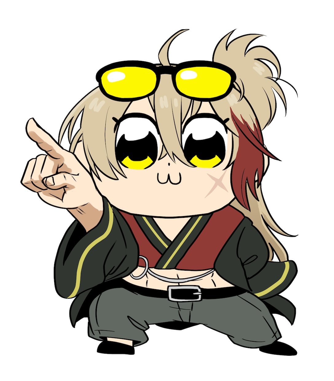 ポプテピピック風イラストお描きします ポプピ風で他のキャラクターと組み合わせたり似顔絵などもＯＫ♥ イメージ7