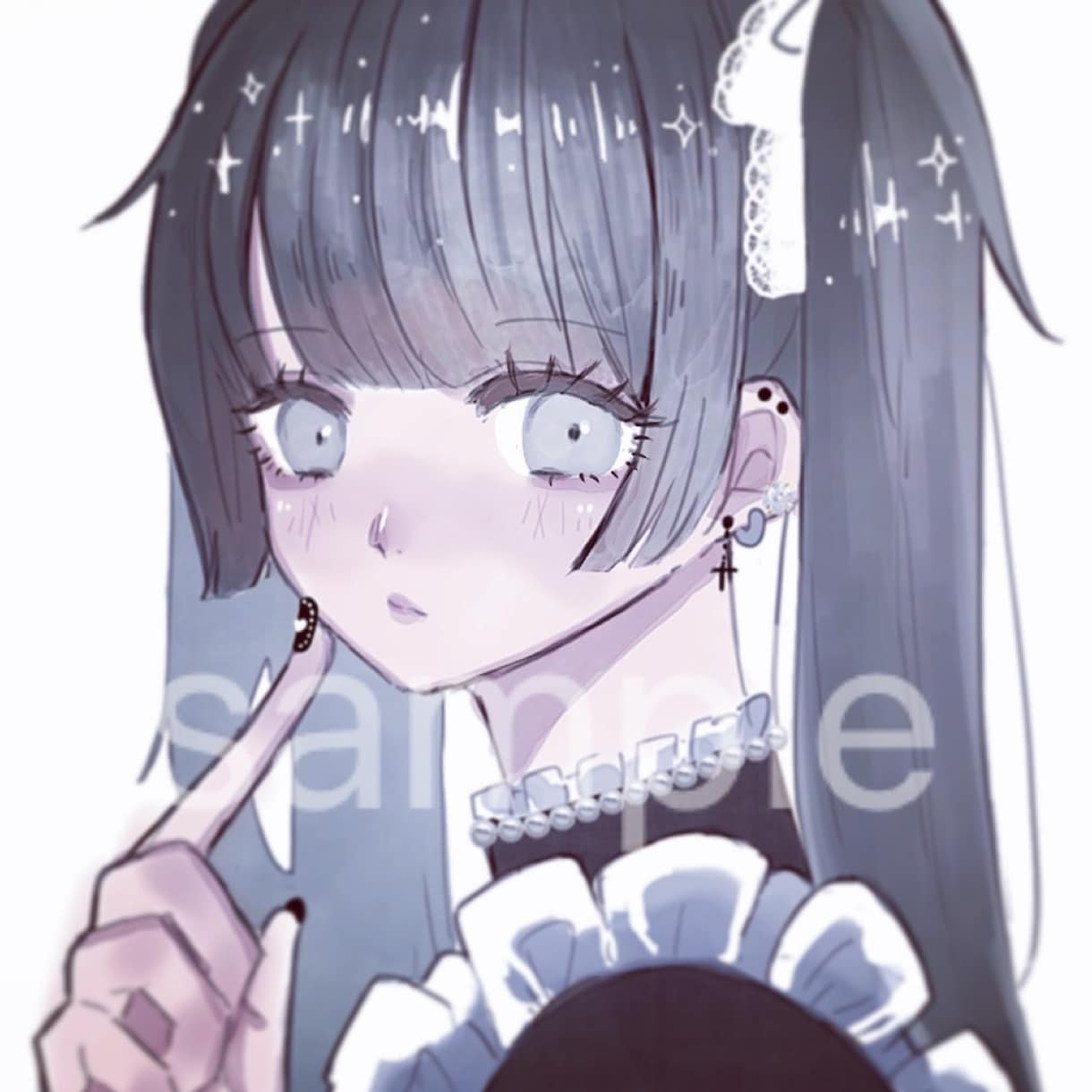 女の子イラスト♡アイコンやグッズなどに使えます 最短2日でお届け！雰囲気お好みに合わせます/オシャレな女の子 イメージ1