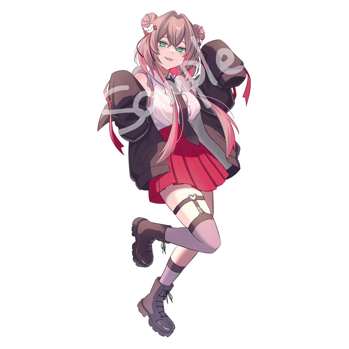 立ち絵/一枚絵 イラスト制作します 鮮やかな色合い、パキっとした塗りが得意です！ イメージ10