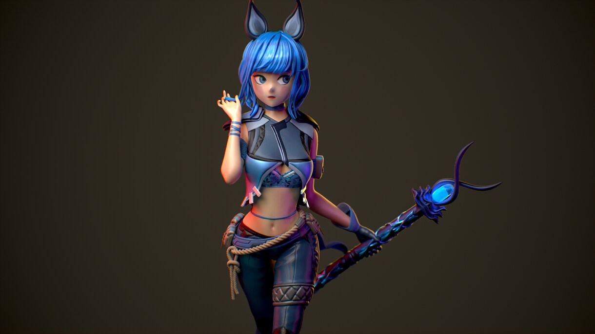 3Dキャラクターデザインます 3Dプリント用の3Dキャラクターデザイン イメージ8