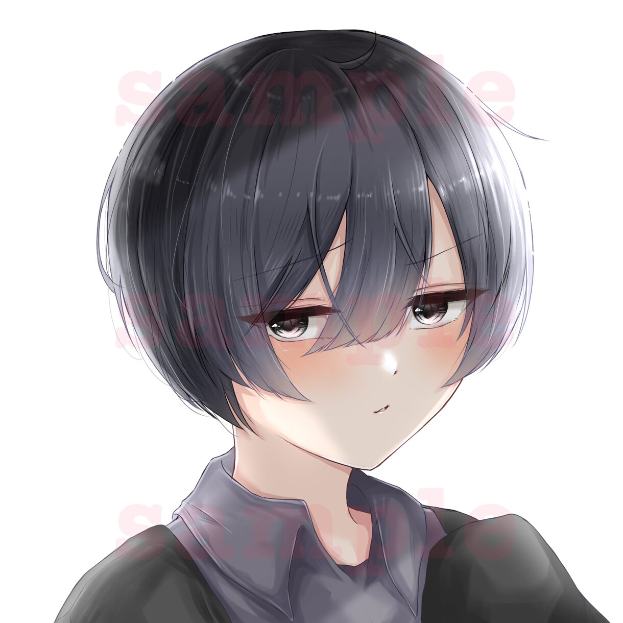 SNSアイコン､イラスト制作承ります 透明感のある、可愛いイラストをお描きします イメージ7