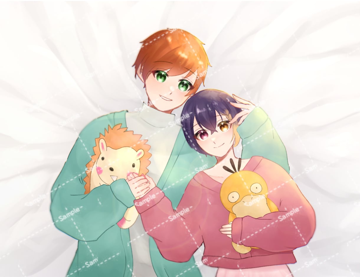 単体/夢絵/サムネイラスト描きます キャラ単体/創作キャラ/アイコンなど幅広く描けます‼︎ イメージ5
