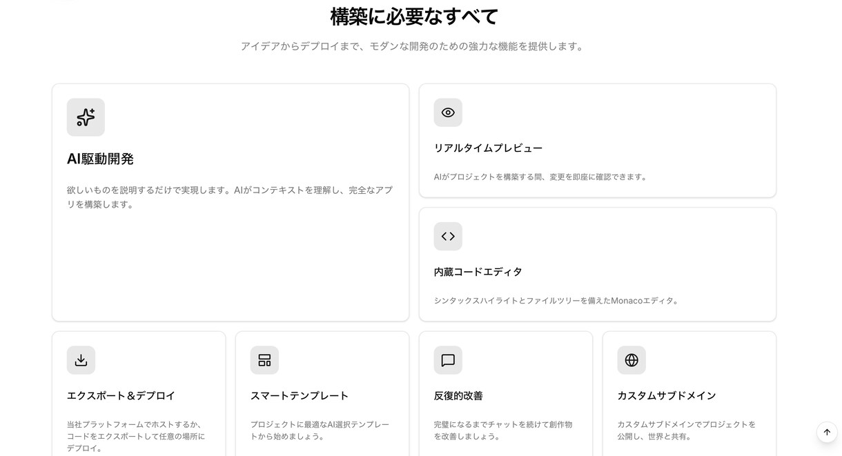 ClaudeやCursorのクローン作ります AIコード生成ツールの設計をリリースまで一貫して対応します。 イメージ2