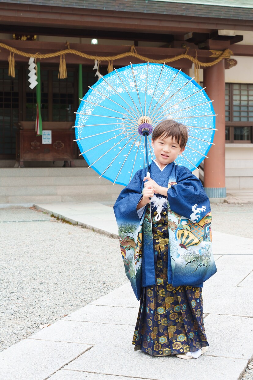 七五三撮影、お宮参り、出張撮影をします 七五三撮影！「和傘、七五三ブロック」無料貸出中！ イメージ1