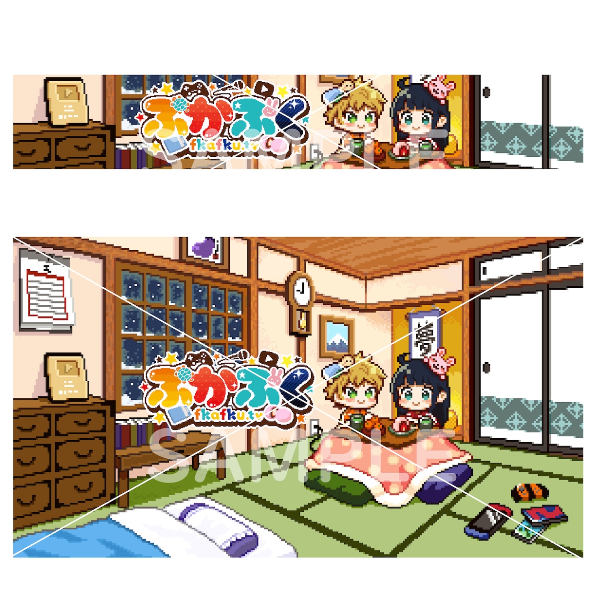 もとプロのドッターがドット絵のヘッダーを作成します 他とは違うレトロで魅力的なドット絵のヘッダーをどうぞ！ イメージ5