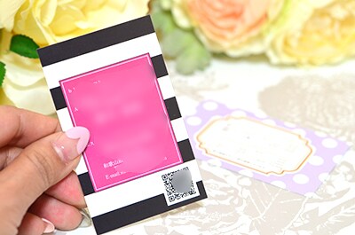 女性向けの名刺・ショップカードを作成いたします 大人かわいい目を引くカードを作りませんか? イメージ7