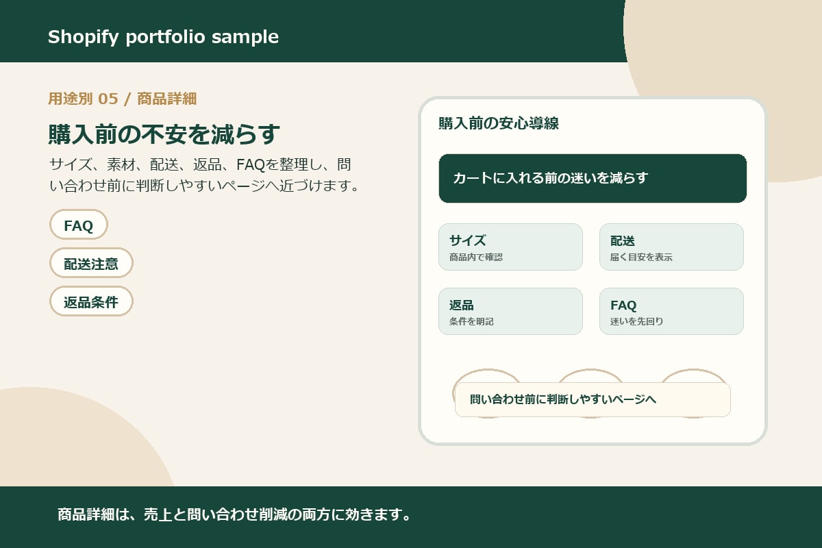 Shopify初心者向けネットショップ構築します 範囲・実費を整理し、公開前チェックまで対応 イメージ5