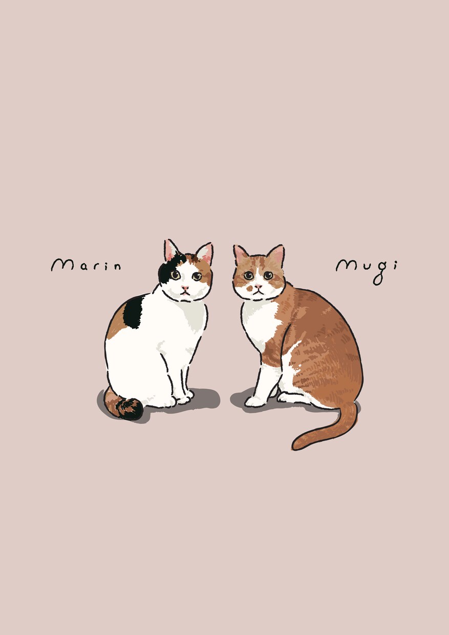 愛しの家族をイラスト化します スマホ待ち受けにしていつも一緒(^^) イメージ10