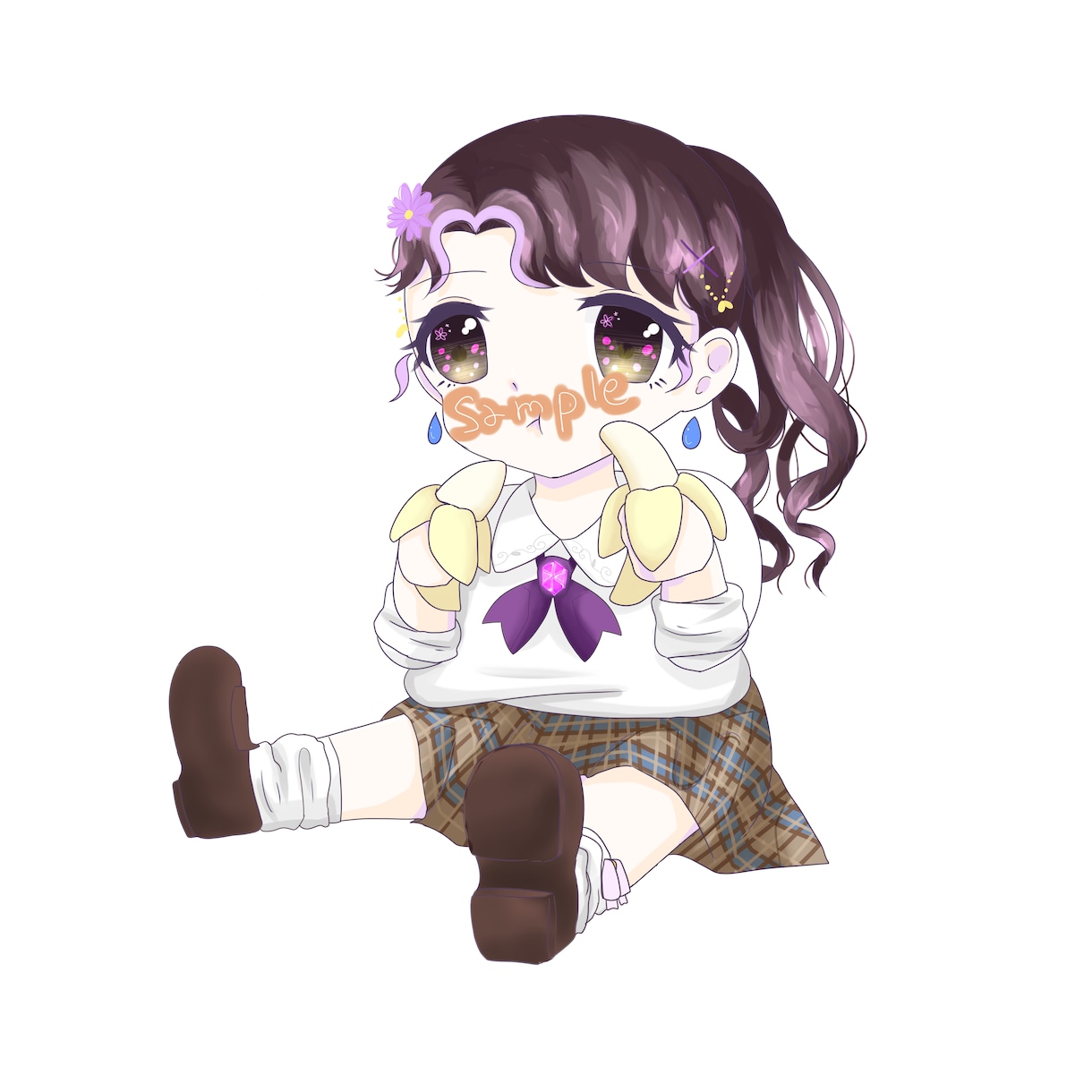 アイコンサイズ、全身サイズ、承ります ミニキャラ、普通、かわいい系ならお任せください！ イメージ1