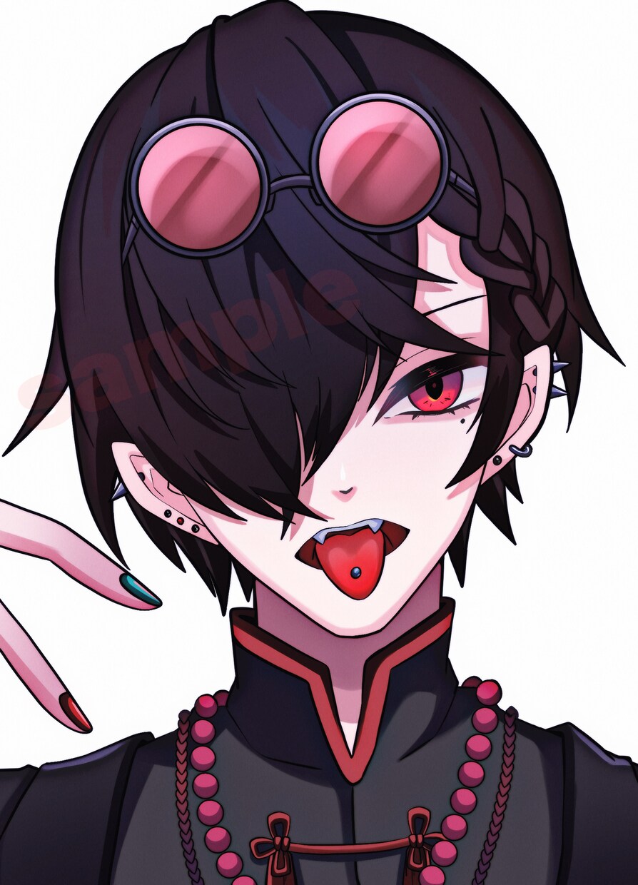 Vtuber、IRIAM等の立ち絵描きます キャラクターデザインの際の修正回数無制限で承ります！ イメージ1