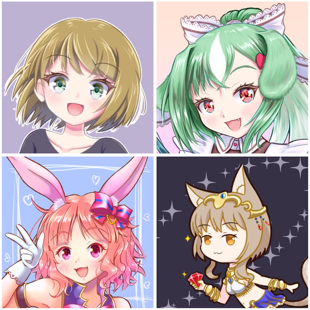 ネームロゴ・SDキャラ・キービジュアルなど作ります ◆あなたのVTuber・SNS活動に彩りを◆ イメージ6