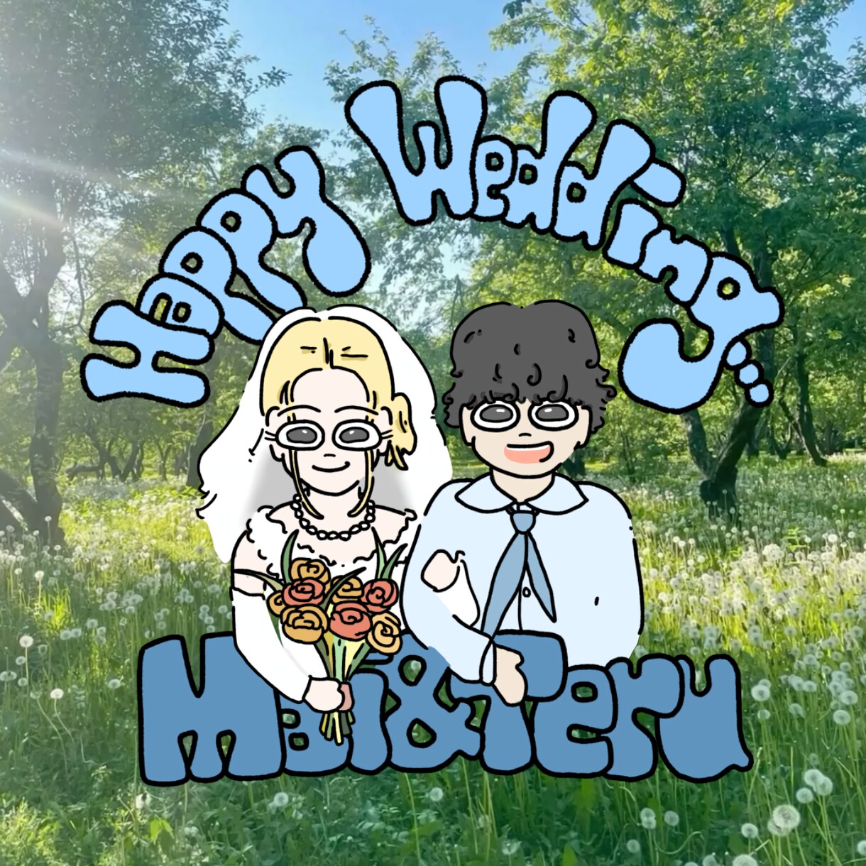写真から似顔絵入りイラスト・ロゴを制作します ご予算・ご要望沢山お聞かせくだい！ イメージ1