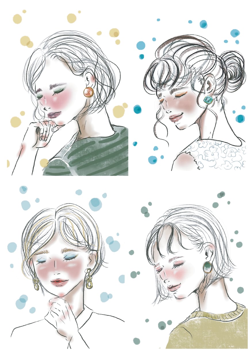 雰囲気のある似顔絵お描きいたします オシャレで雰囲気ある似顔絵描きます。SNSアイコンなどに！ イメージ2