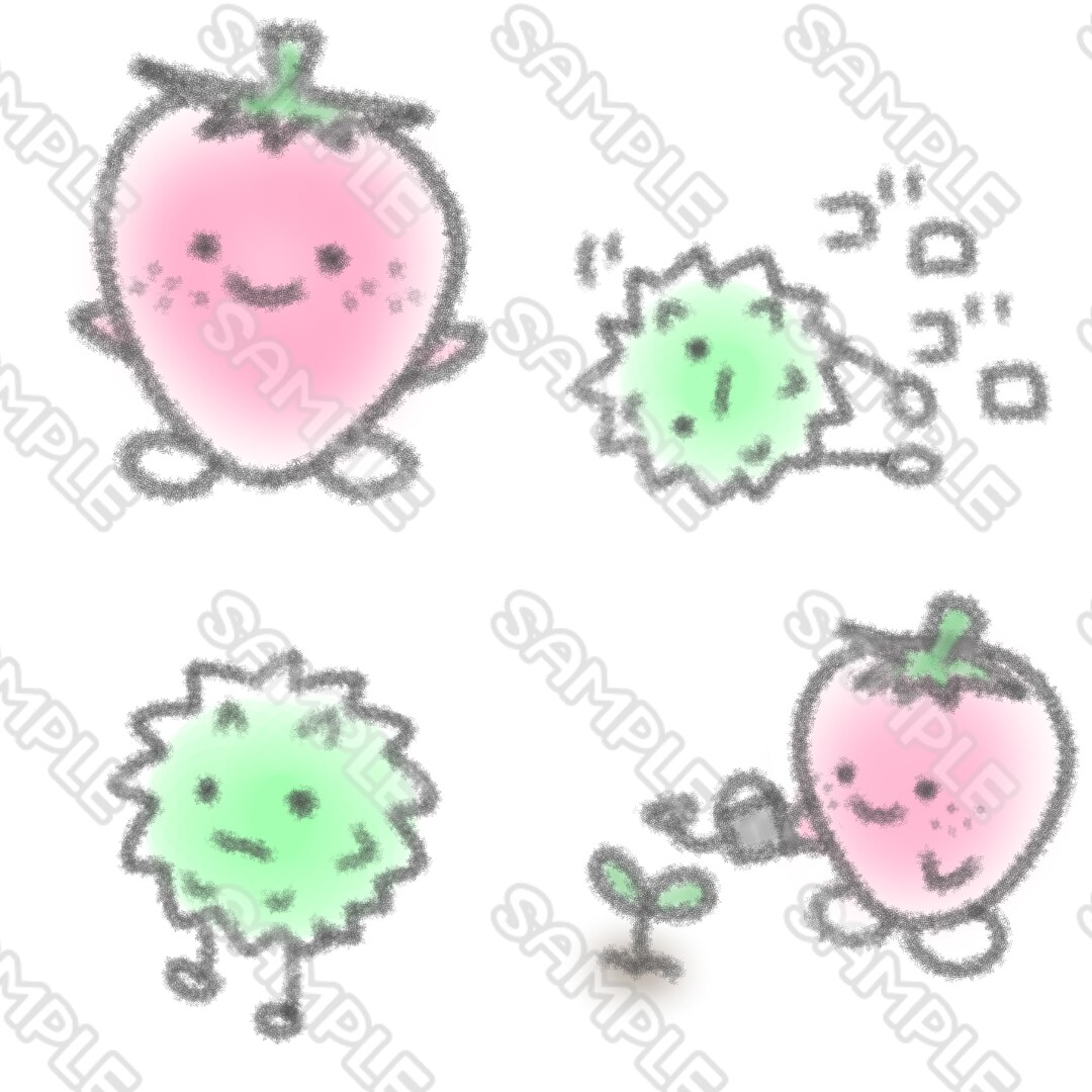 twitter&ブログ＆挿絵人外イラスト作成します 人以外ならOK！動物・食べ物・モノのキャラ描きます！ イメージ8