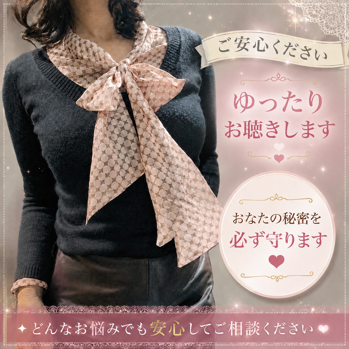 今、誰にも言えない性のお悩みをお聴きします ◎ボイスサンプルあり◎性癖のお悩みも安心してお話下さい^⁠^ イメージ2