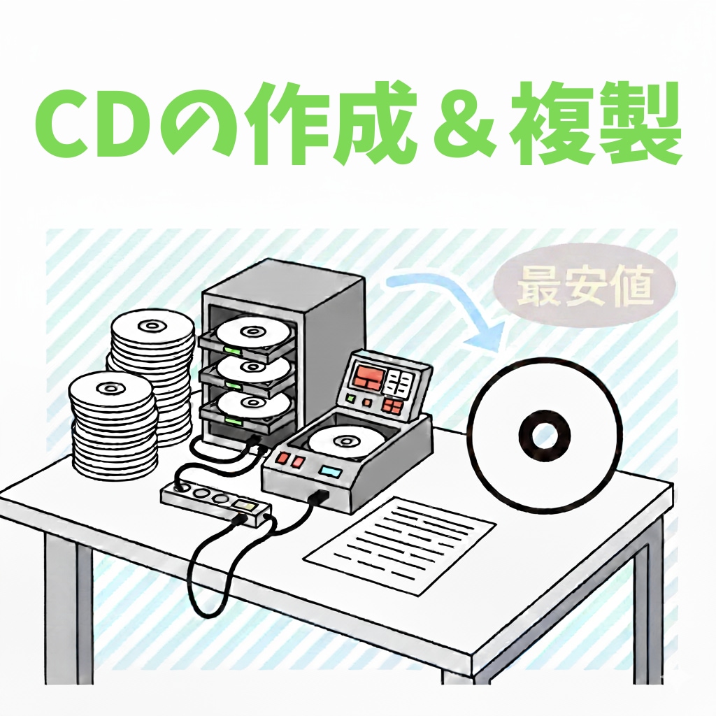 音声データをCDに書込み＆複製いたします ※こちらの商品は音声のみとなっております イメージ1