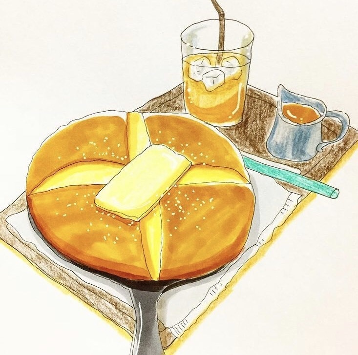 元パティシエがスイーツ・食べ物系のイラスト描きます 対象のスイーツのバランスや色味にこだわって描きます！ イメージ5