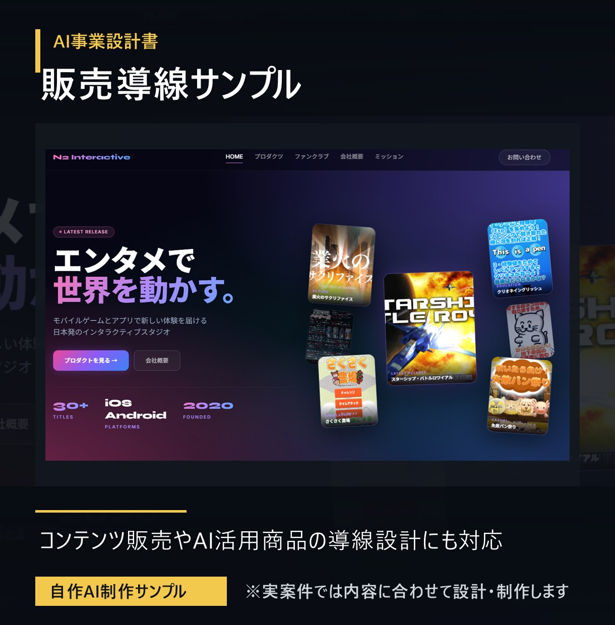 AI事業の商品設計書を作成します 売れる商品設計と収益導線を具体化 イメージ3