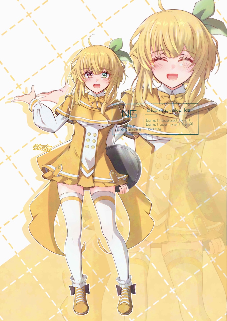 かわいい女の子の立ち絵イラストを制作します アクスタ用データ、他グッズ系対応データとして作成します！ イメージ1