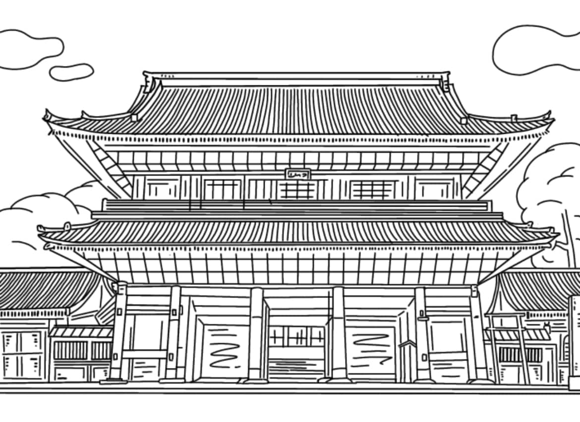 シンプルな線画で、おしゃれな風景画 描きます パンフレット、チラシ、挿絵にも◎細部まで丁寧にお描きします！ イメージ6