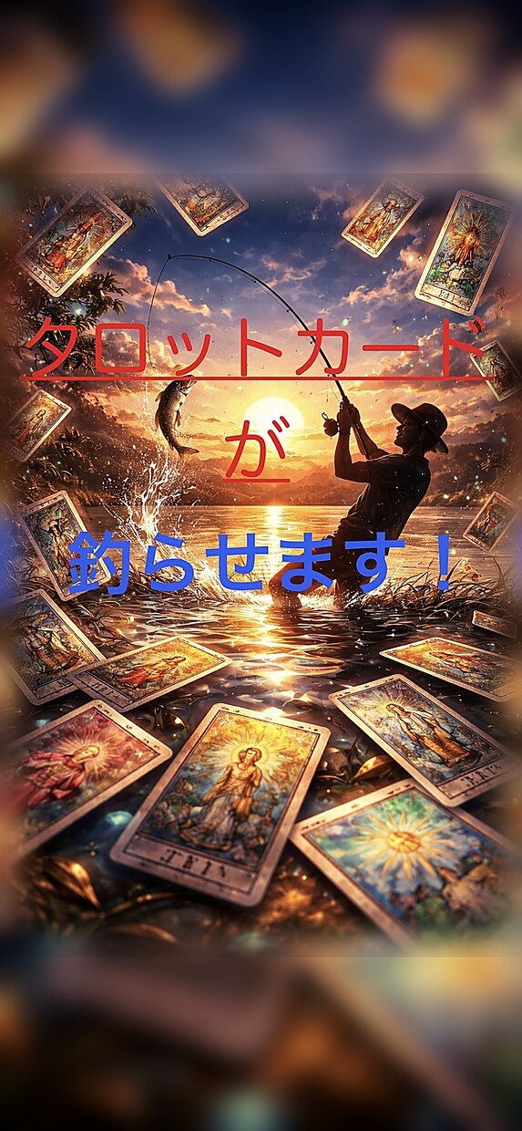 タロットカードを使って釣らせます 週末の釣行予定　釣れるかな　気になりません？でももう大丈夫！ イメージ1