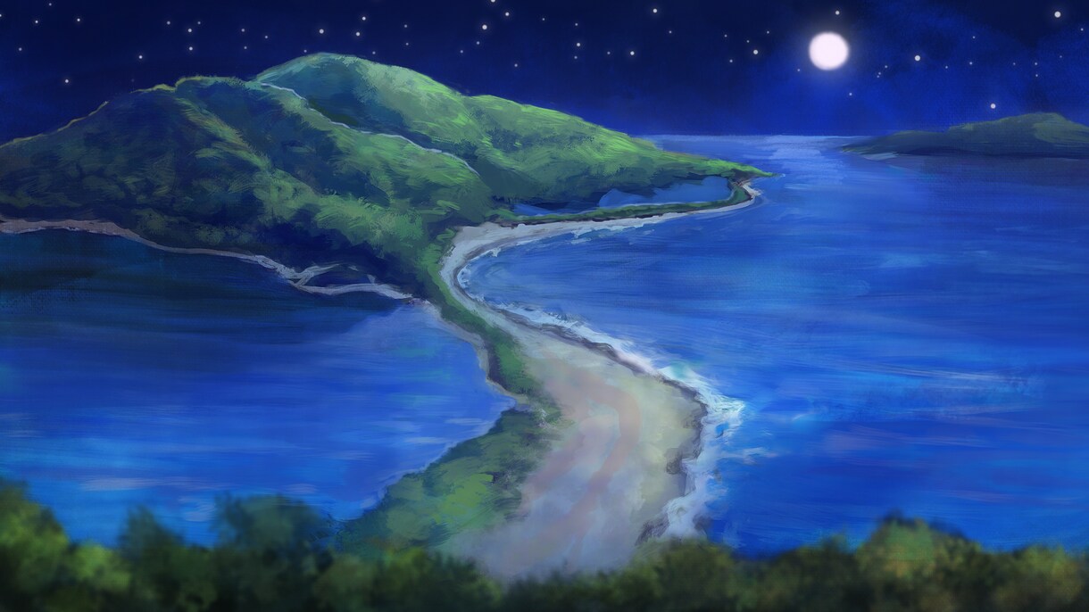 背景イラストお描きします 絵画のようなタッチの厚塗りイラスト イメージ7