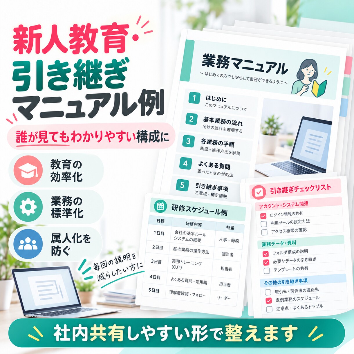 画像付きの操作マニュアルを作成します スクショと手順を整理！新人教育や引継ぎに イメージ6