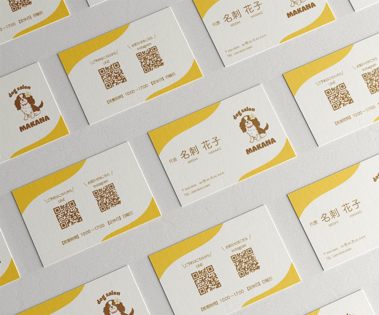 安心・信頼されるロゴと名刺をデザインします ショップカード、診察券など各種カードデザインも対応可能です イメージ4