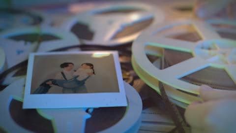 オシャレなフィルム調のエンドロール制作します 【結婚式エンドロールムービー】DVD納品も対応可能です♪ イメージ4