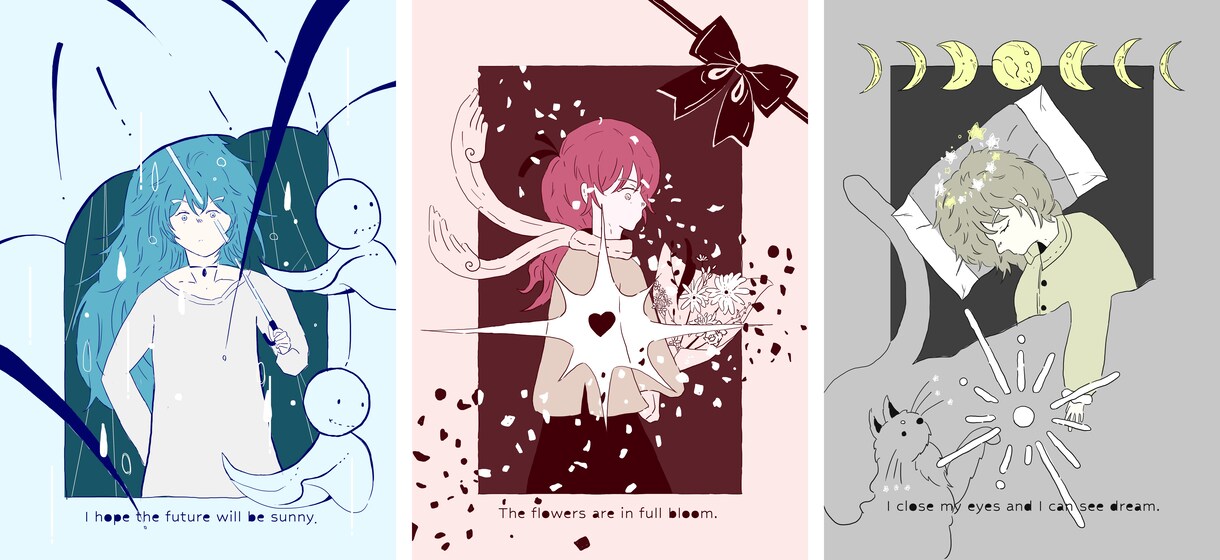 感情・雰囲気重視のイラストを制作します 物語のあるイラストで、あなたの想いを形にします。 イメージ4