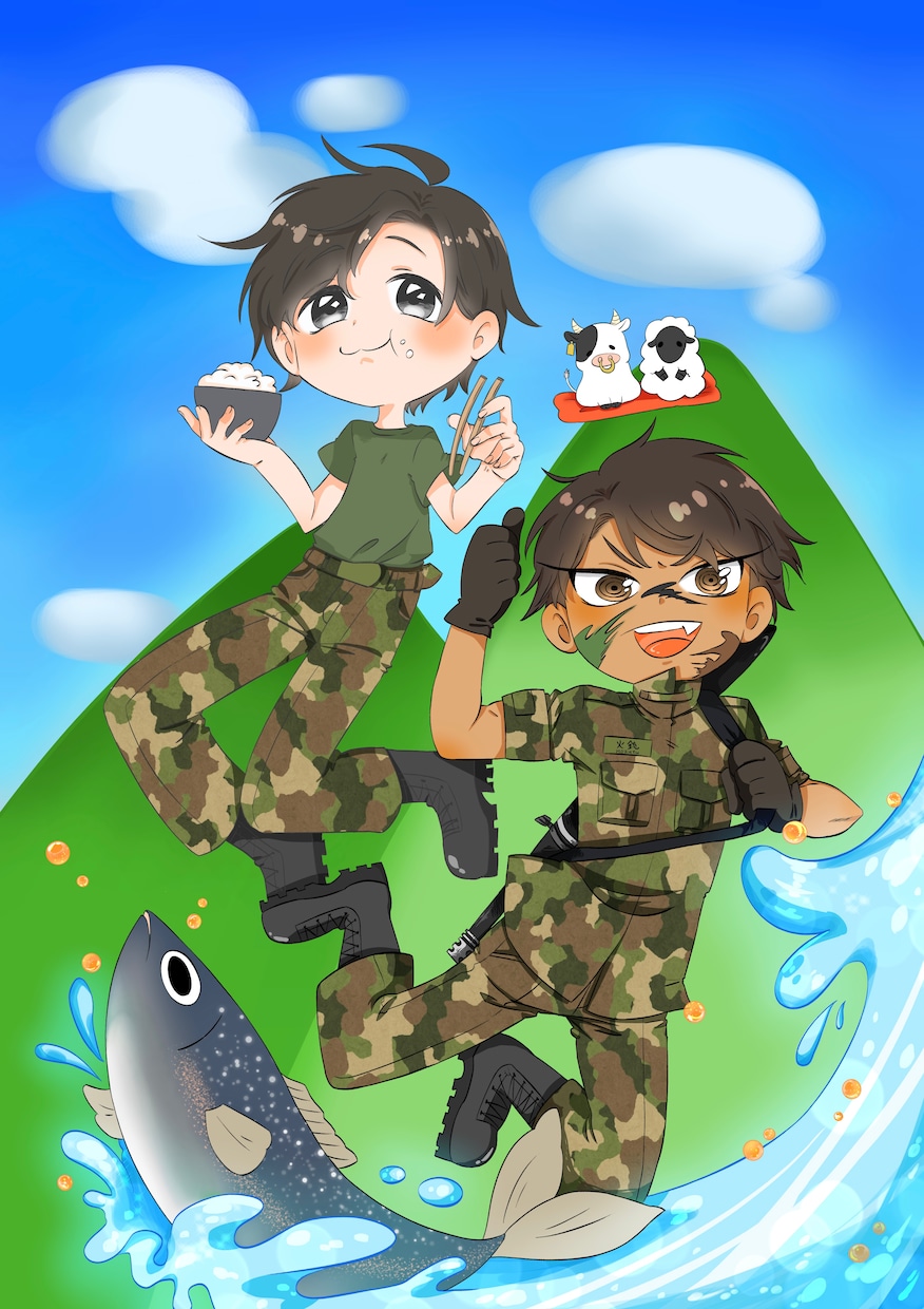 SDキャラ・デフォルメイラスト作成します 可愛いミニキャラ達をお届け致します。 イメージ1