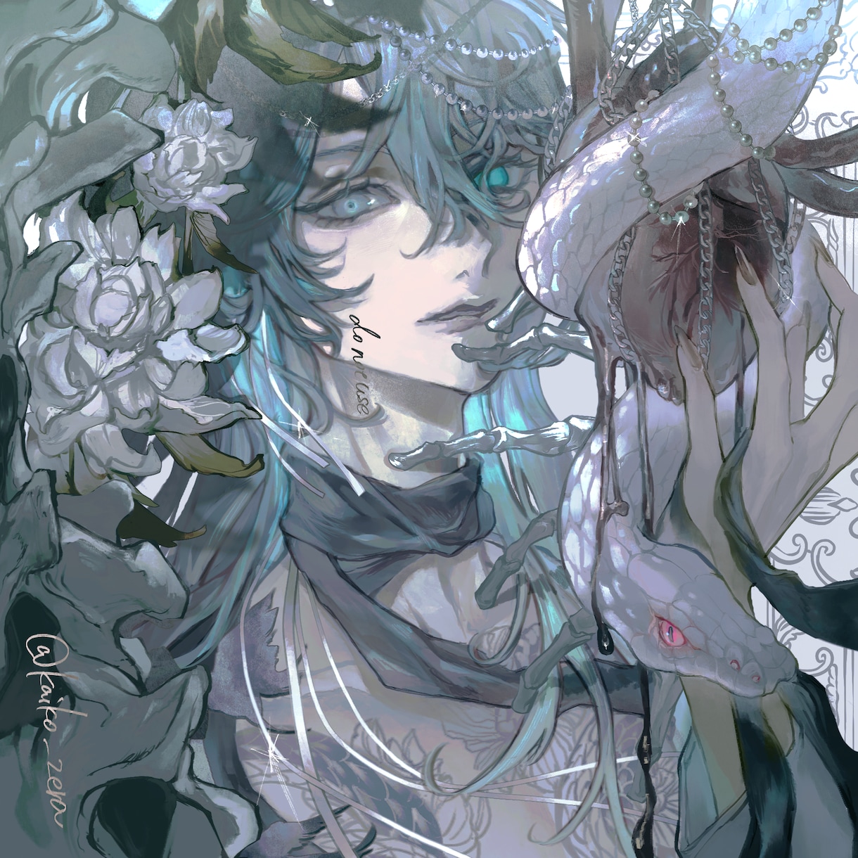 厚塗りで綺麗な世界観のイラストを作成します にじさんじ様実績〇、動画用イラスト、Vtuber活動など イメージ1
